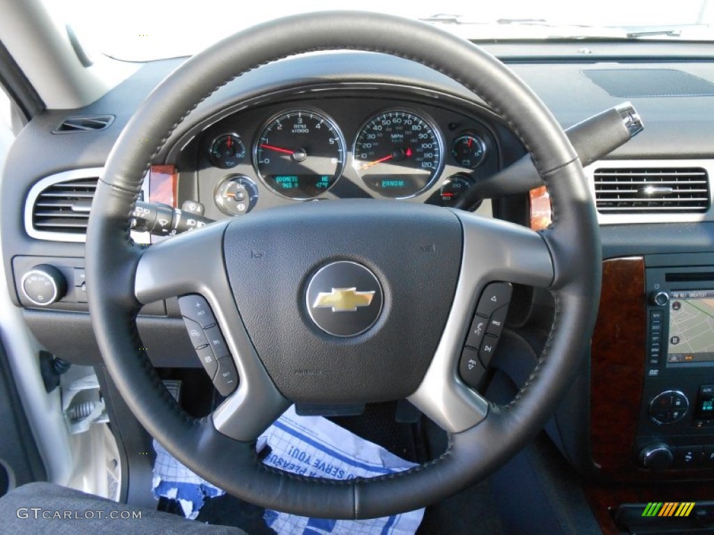 2013 Tahoe LTZ 4x4 - White Diamond Tricoat / Ebony photo #13
