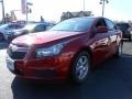 2013 Crystal Red Metallic Tintcoat Chevrolet Cruze LT  photo #3