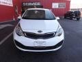 2013 Clear White Kia Rio EX Sedan  photo #8