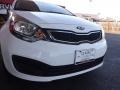 2013 Clear White Kia Rio EX Sedan  photo #13