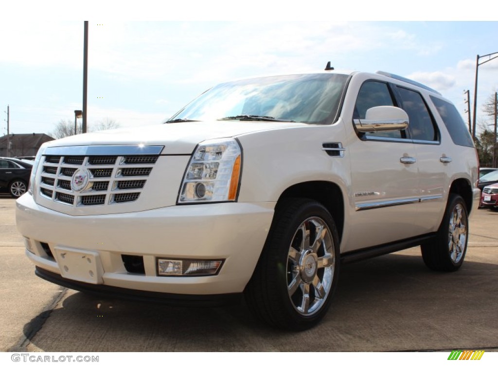 White Diamond Tricoat Cadillac Escalade