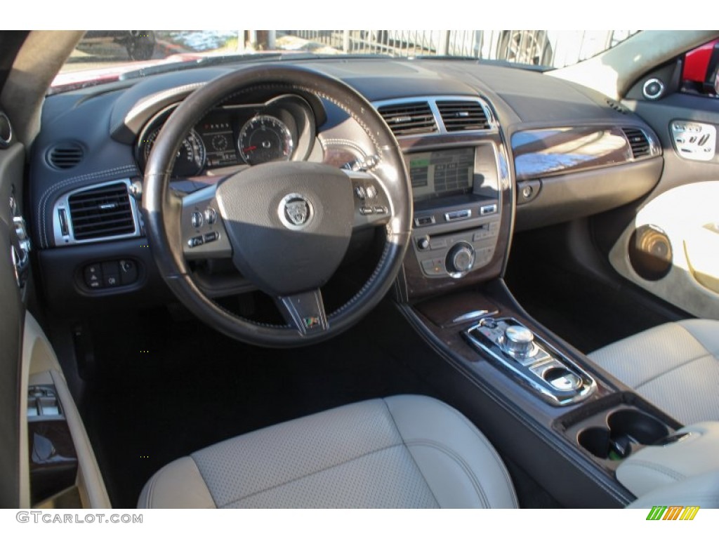 Ivory Interior 2010 Jaguar XK XKR Convertible Photo #77333787
