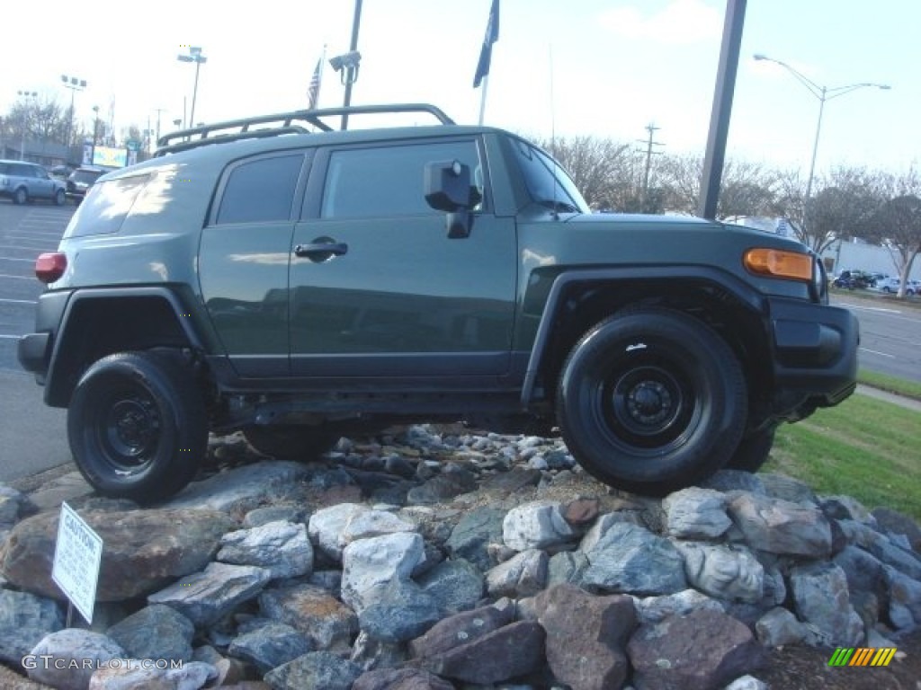 Army Green 2011 Toyota FJ Cruiser 4WD Exterior Photo #77334045