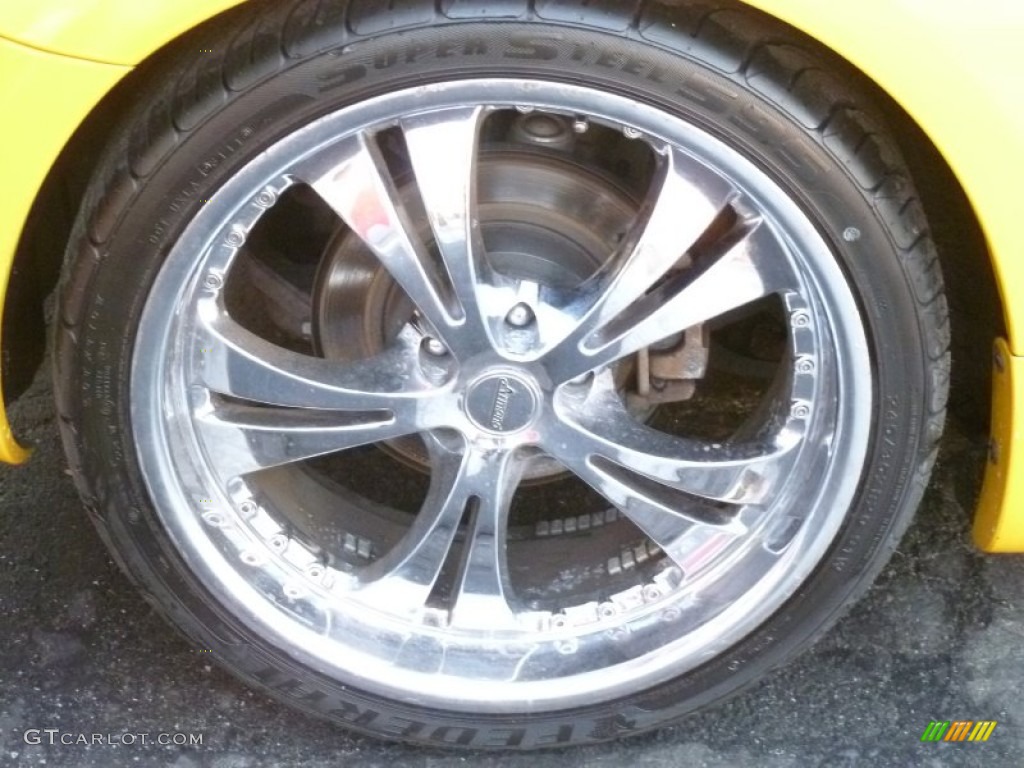 2005 350Z Touring Roadster - Ultra Yellow Metallic / Charcoal photo #6
