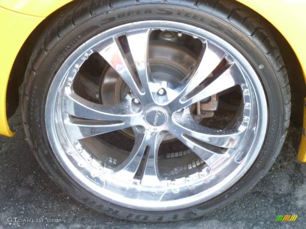2005 350Z Touring Roadster - Ultra Yellow Metallic / Charcoal photo #7