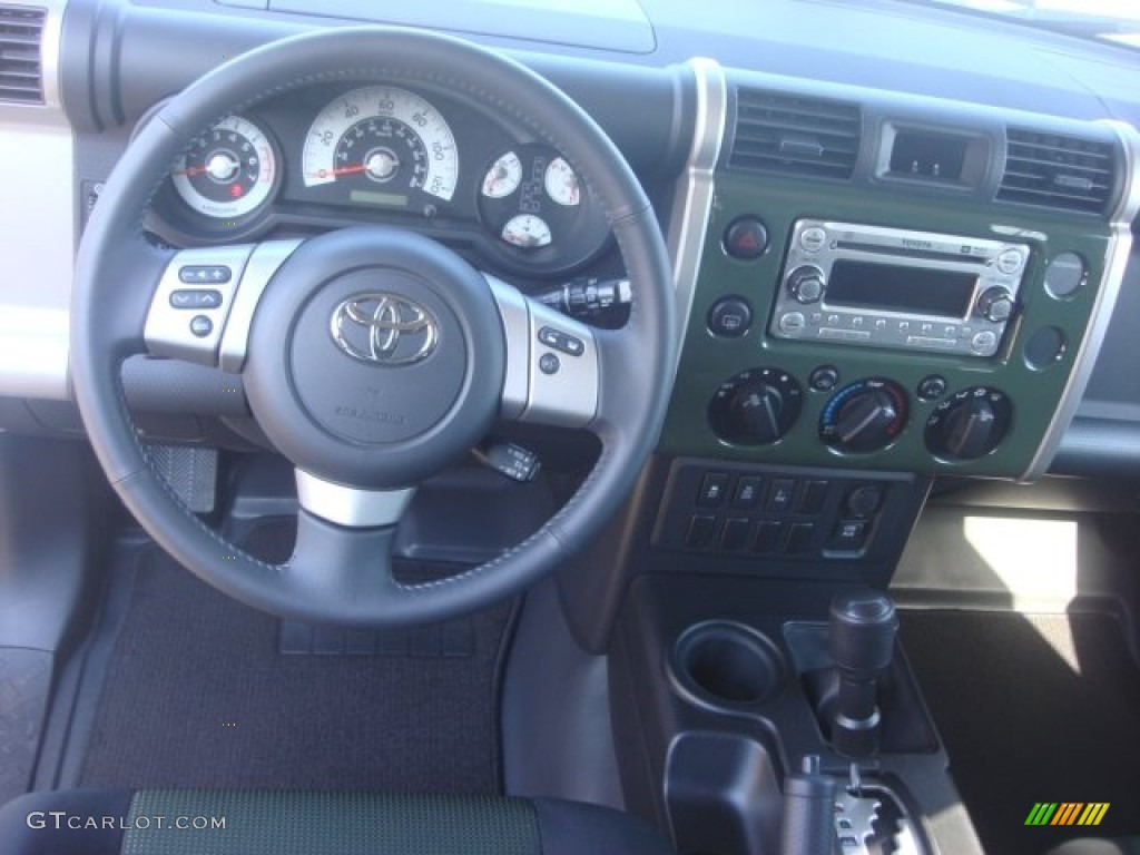 2011 Toyota FJ Cruiser 4WD Dark Charcoal Dashboard Photo #77334204