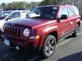 Deep Cherry Red Crystal Pearl 2013 Jeep Patriot Latitude 4x4