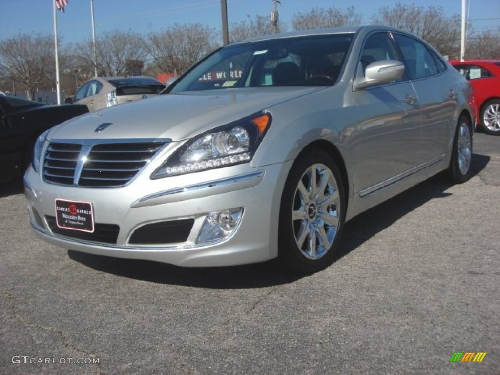 2012 Equus Signature - Platinum Metallic / Jet Black photo #7