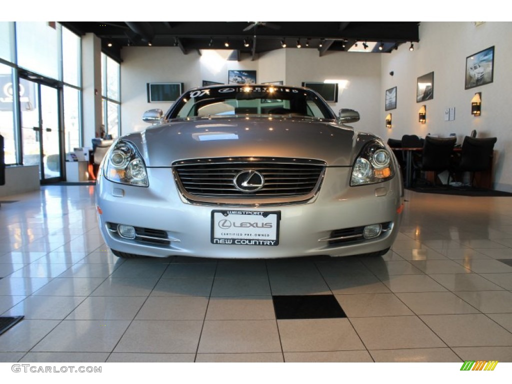 2007 SC 430 Convertible - Mercury Metallic / Black photo #3
