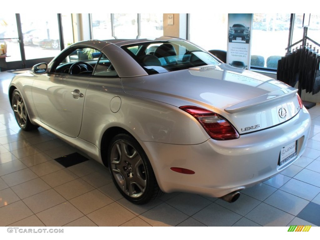 2007 SC 430 Convertible - Mercury Metallic / Black photo #4
