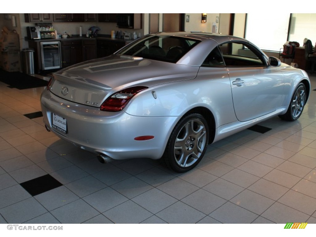 2007 SC 430 Convertible - Mercury Metallic / Black photo #6
