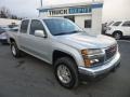 2011 Pure Silver Metallic GMC Canyon SLE Crew Cab 4x4  photo #1