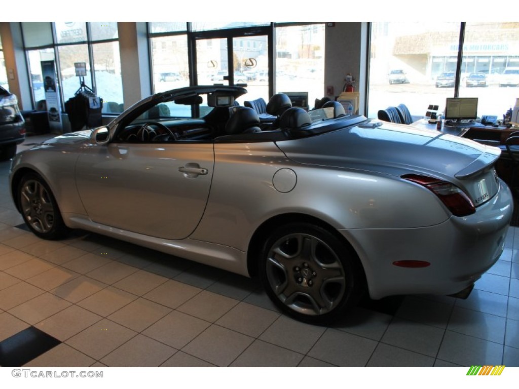 2007 SC 430 Convertible - Mercury Metallic / Black photo #8