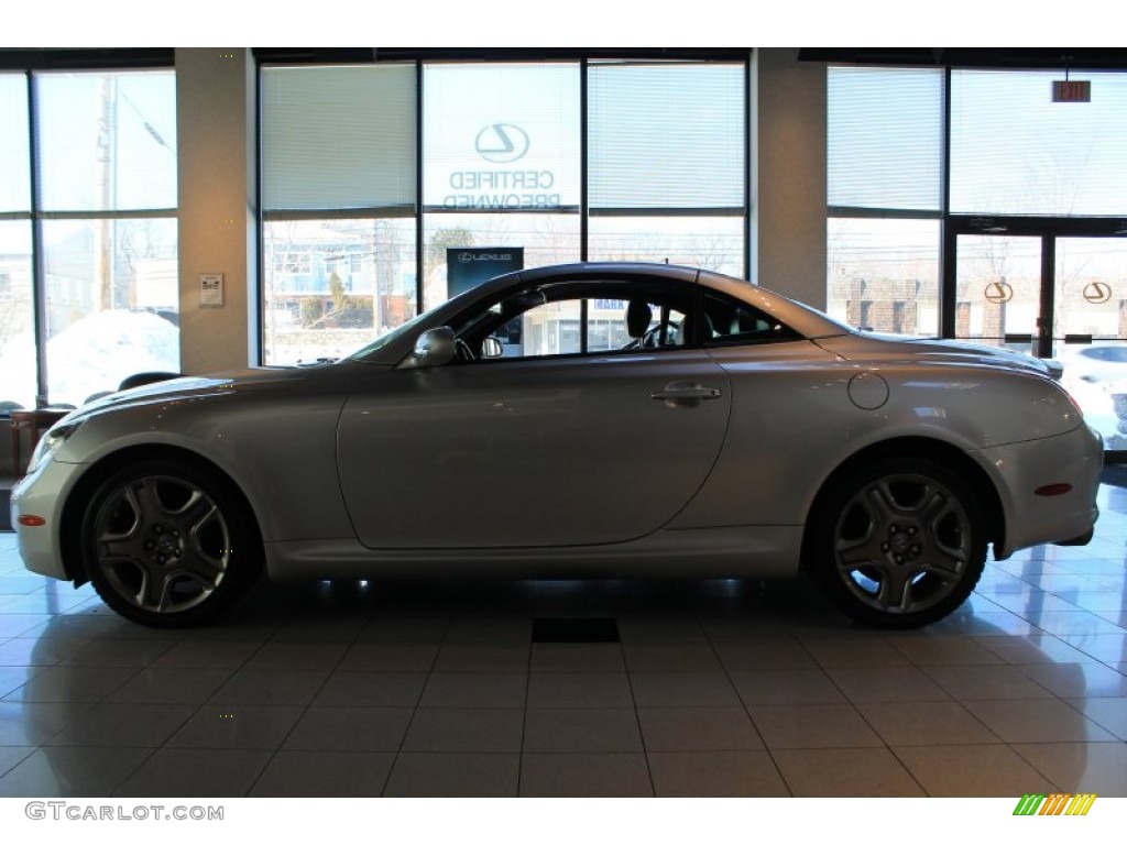 2007 SC 430 Convertible - Mercury Metallic / Black photo #9
