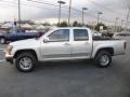 2011 Pure Silver Metallic GMC Canyon SLE Crew Cab 4x4  photo #4