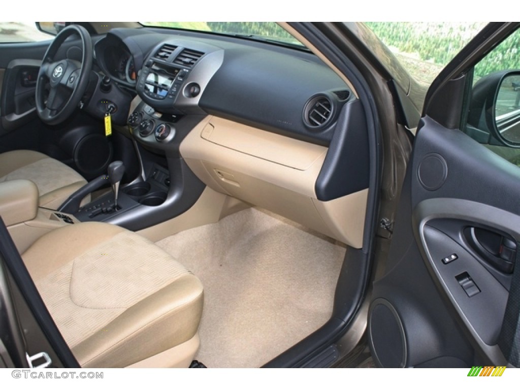 2010 Toyota RAV4 I4 Sand Beige Dashboard Photo #77335875