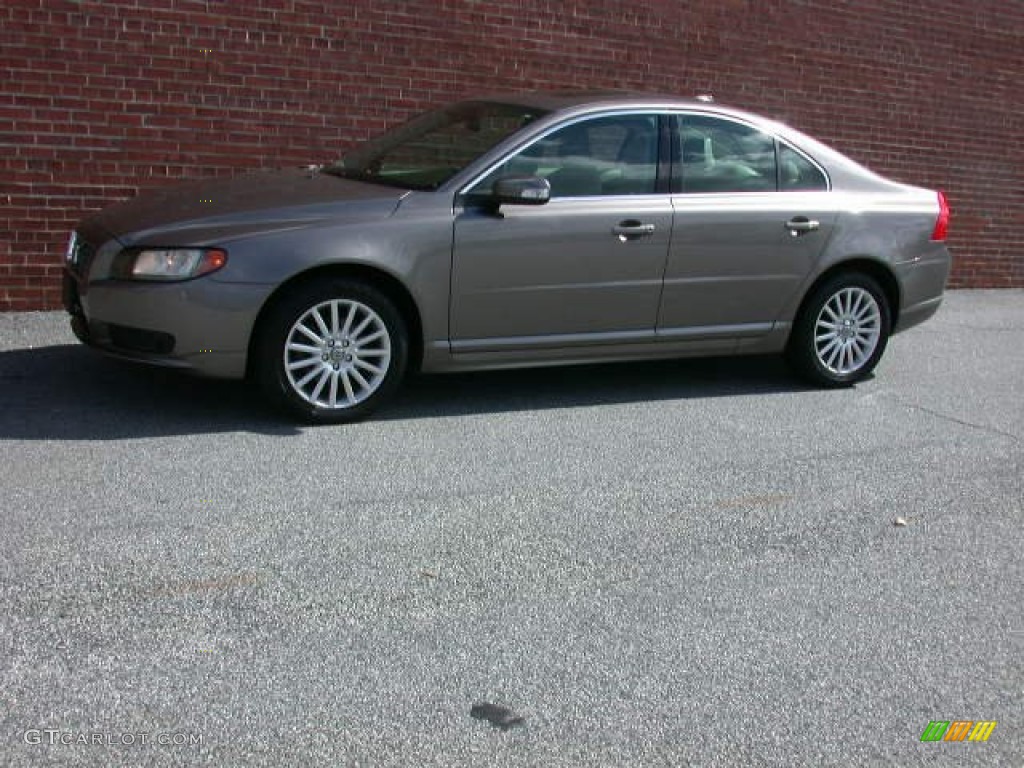 2007 S80 3.2 - Oyster Gray Metallic / Sandstone Beige photo #1