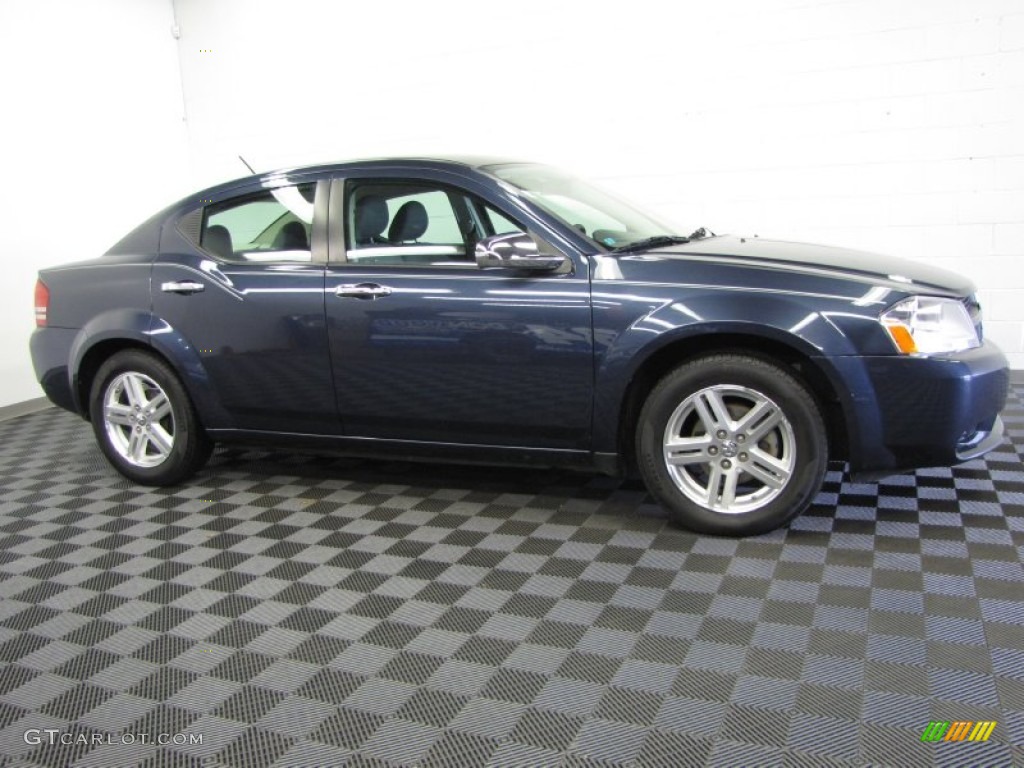2008 Avenger SXT - Modern Blue Pearl / Dark Slate Gray/Light Slate Gray photo #3