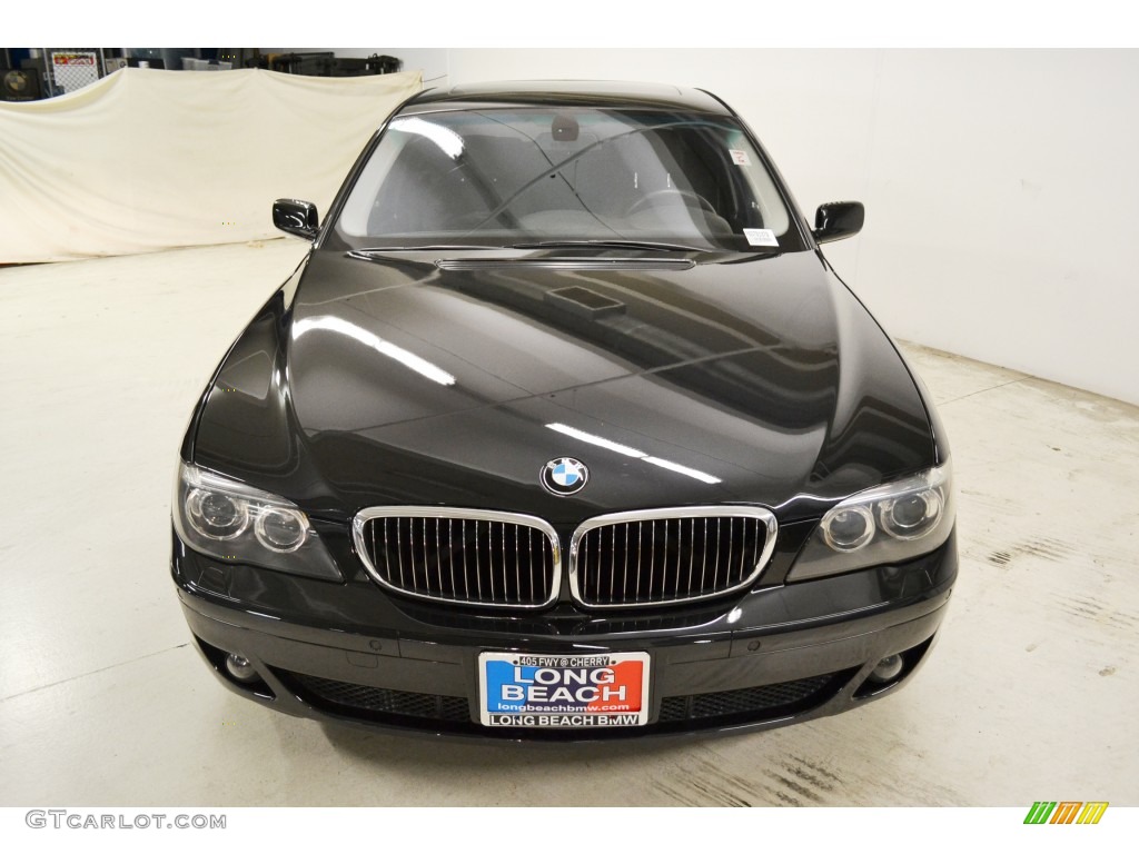 2006 7 Series 750i Sedan - Jet Black / Black/Black photo #4