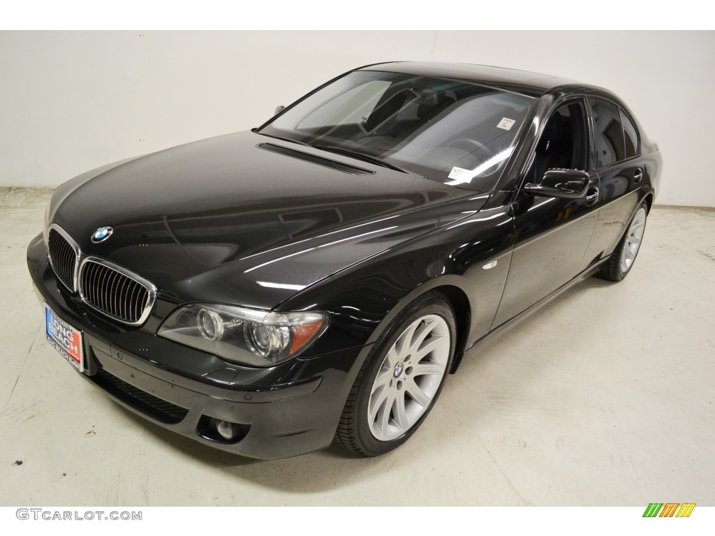 2006 7 Series 750i Sedan - Jet Black / Black/Black photo #5