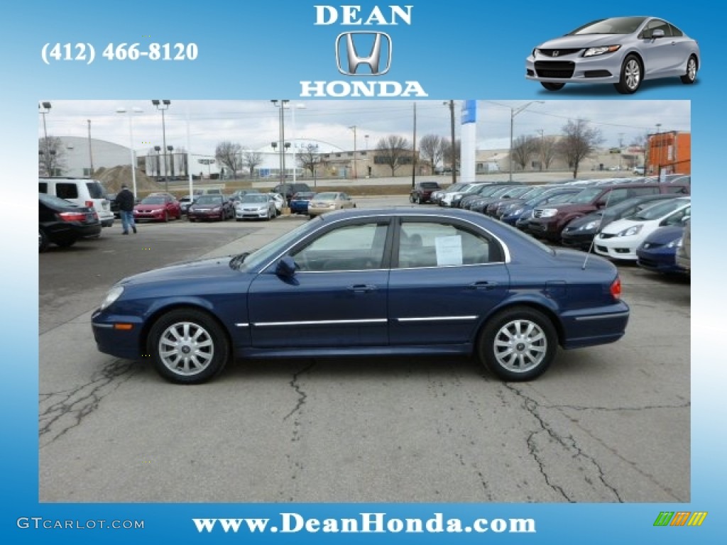 2004 Sonata V6 - Ardor Blue / Beige photo #1