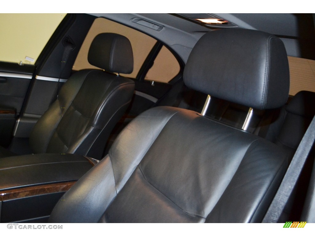 2006 7 Series 750i Sedan - Jet Black / Black/Black photo #11