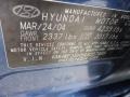 2004 Ardor Blue Hyundai Sonata V6  photo #18