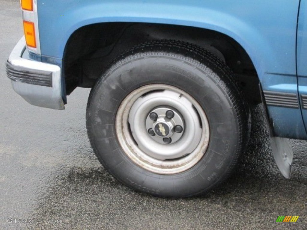 1990 C/K C1500 Scottsdale Regular Cab - Light Blue Metallic / Gray photo #3