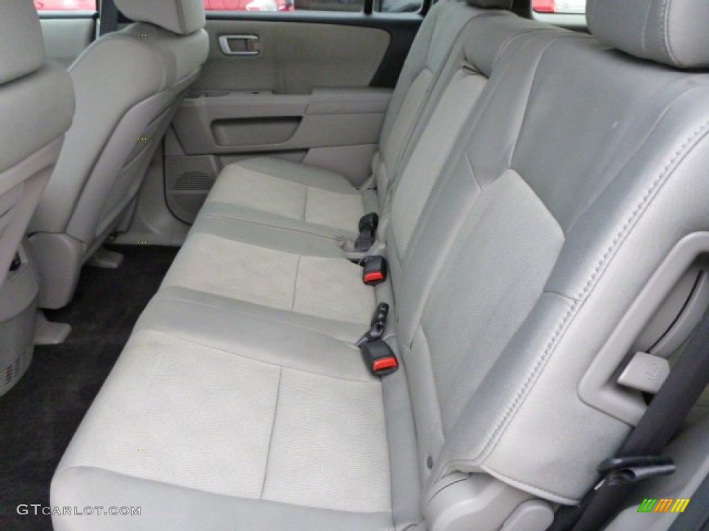 Gray Interior 2010 Honda Pilot LX 4WD Photo #77337653