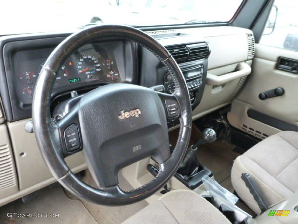 2005 Wrangler Sport 4x4 - Deep Beryl Green Pearl / Khaki photo #12