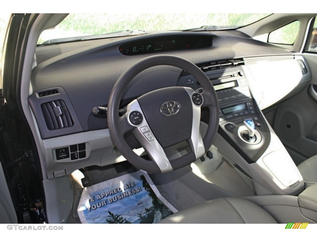 2010 Toyota Prius Hybrid II Misty Gray Dashboard Photo #77338383