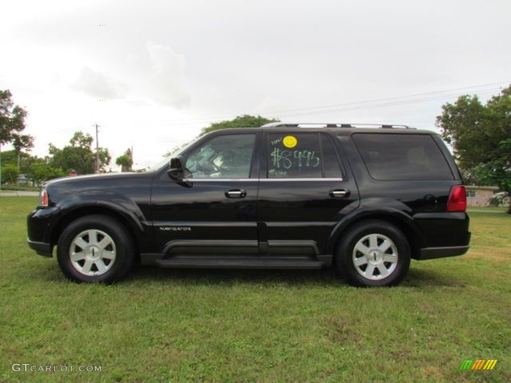 2004 Navigator Luxury - Black Clearcoat / Light Parchment photo #23