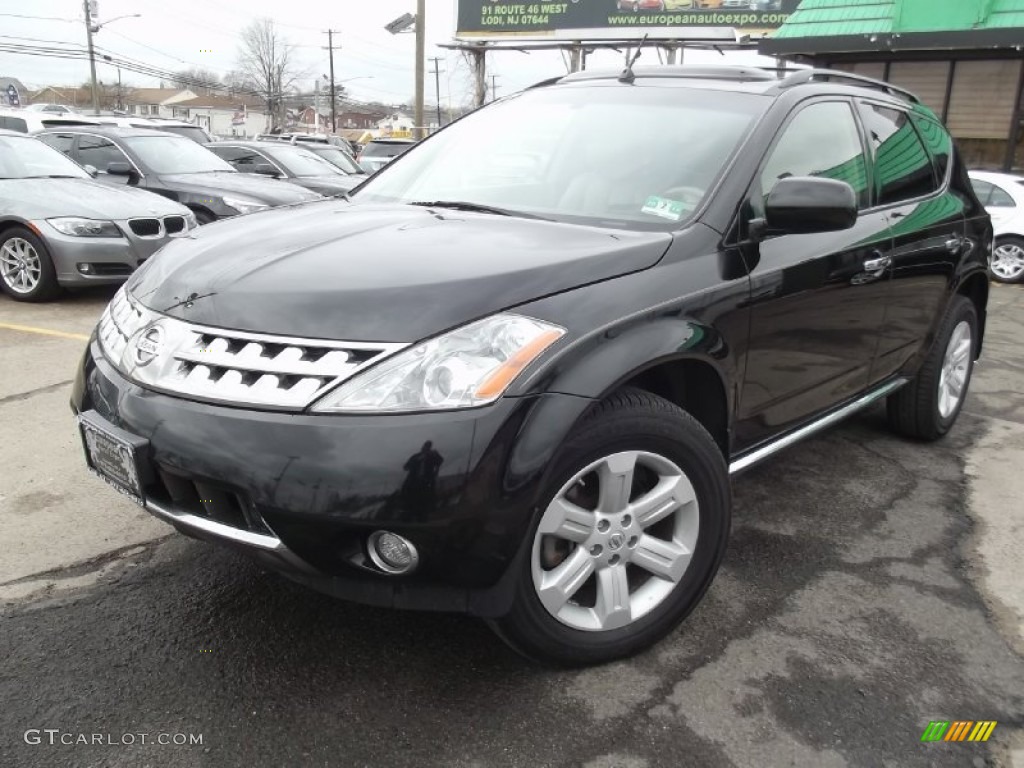 2007 Murano SL AWD - Super Black / Cafe Latte photo #1