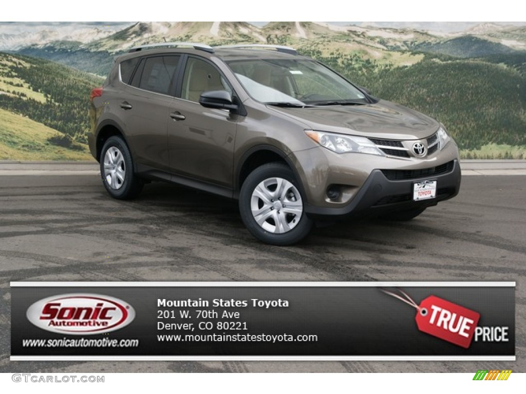 2013 RAV4 LE AWD - Pyrite Mica / Beige photo #1