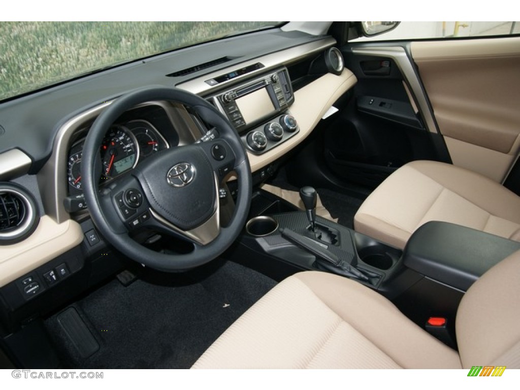 Beige Interior 2013 Toyota RAV4 LE AWD Photo #77340348