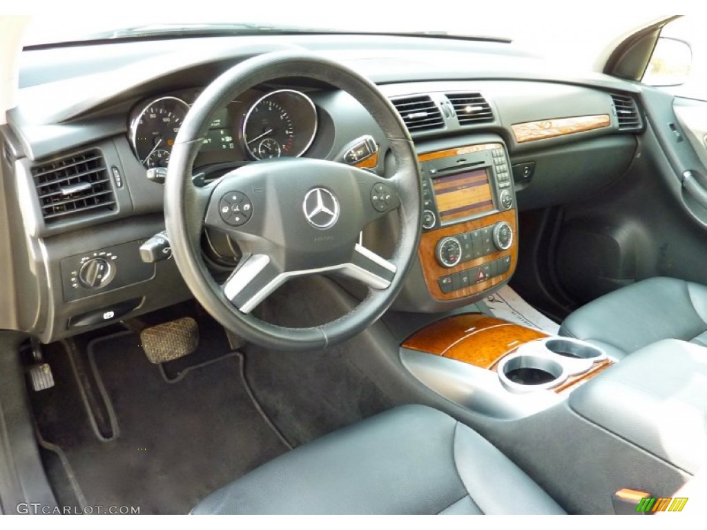 Black Interior 2009 Mercedes-Benz R 350 4Matic Photo #77340364