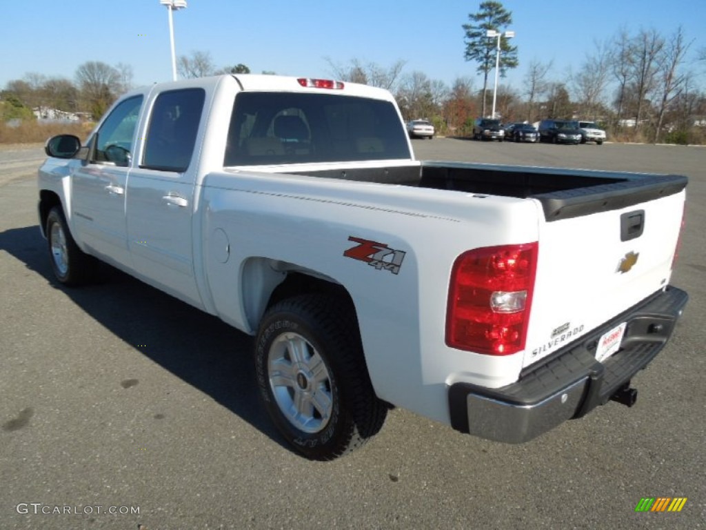 2009 Silverado 1500 LT Z71 Crew Cab 4x4 - Summit White / Light Cashmere photo #4