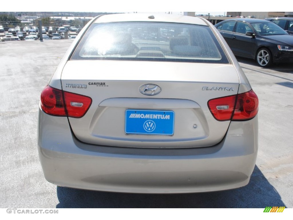 2007 Elantra GLS Sedan - Laguna Sand Beige / Beige photo #7