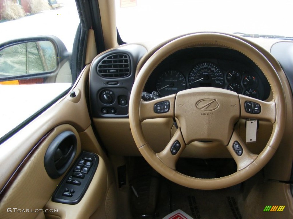 2002 Oldsmobile Bravada AWD Camel Steering Wheel Photo #77341586