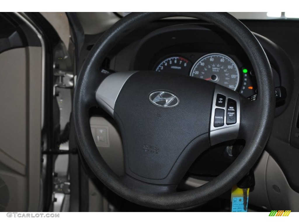 2007 Elantra GLS Sedan - Laguna Sand Beige / Beige photo #26