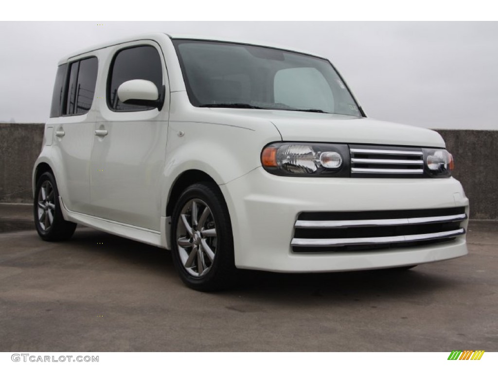 White Pearl 2010 Nissan Cube Krom Edition Exterior Photo #77342079