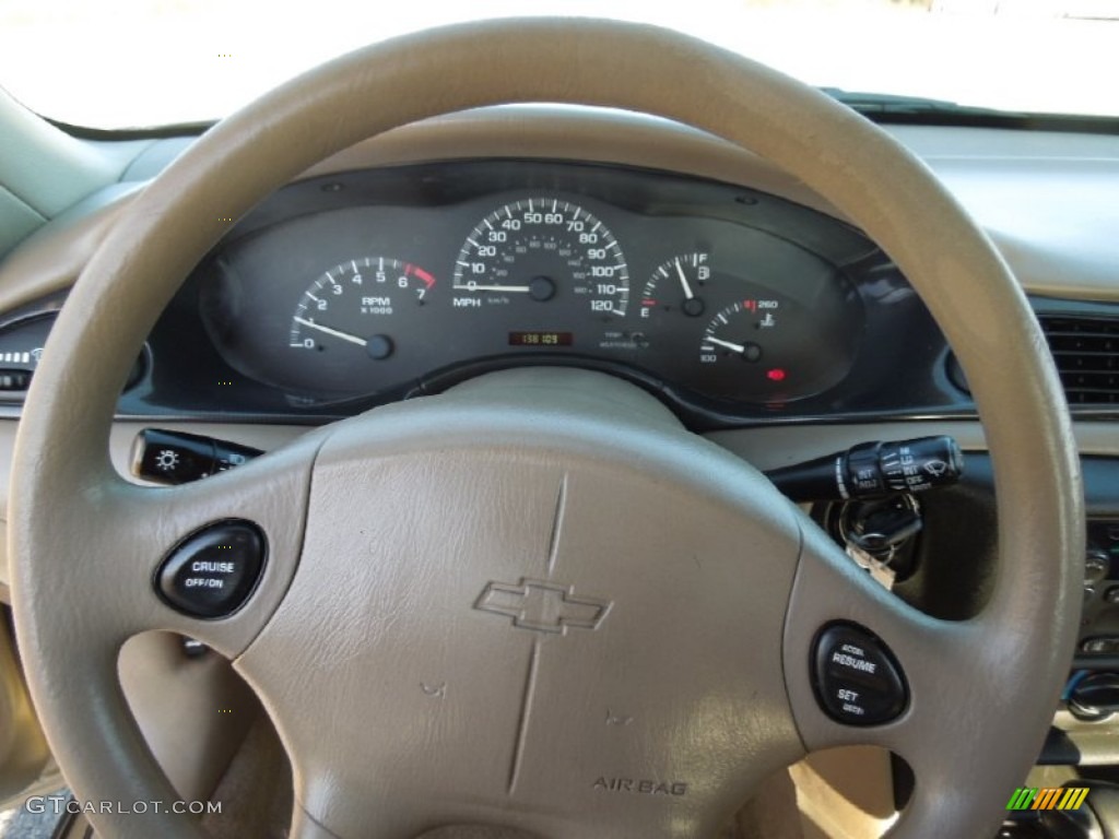 2001 Chevrolet Malibu Sedan Neutral Steering Wheel Photo #77342300