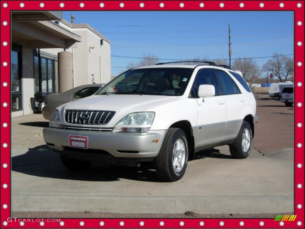 2001 RX 300 AWD - White Gold Crystal / Ivory photo #1