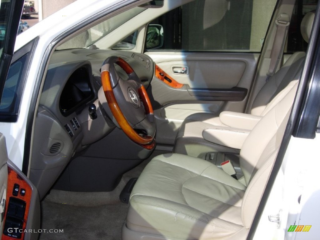 Ivory Interior 2001 Lexus RX 300 AWD Photo #77343516