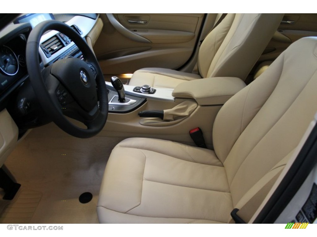 2013 3 Series 328i xDrive Sedan - Alpine White / Venetian Beige photo #9