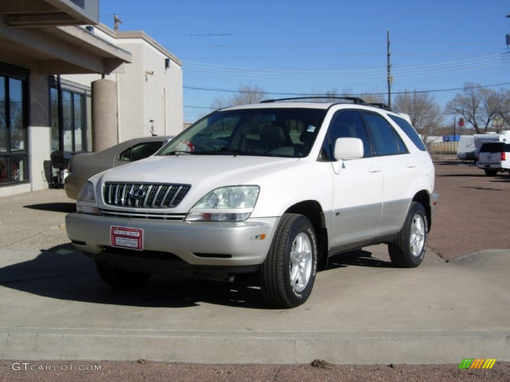 2001 RX 300 AWD - White Gold Crystal / Ivory photo #15