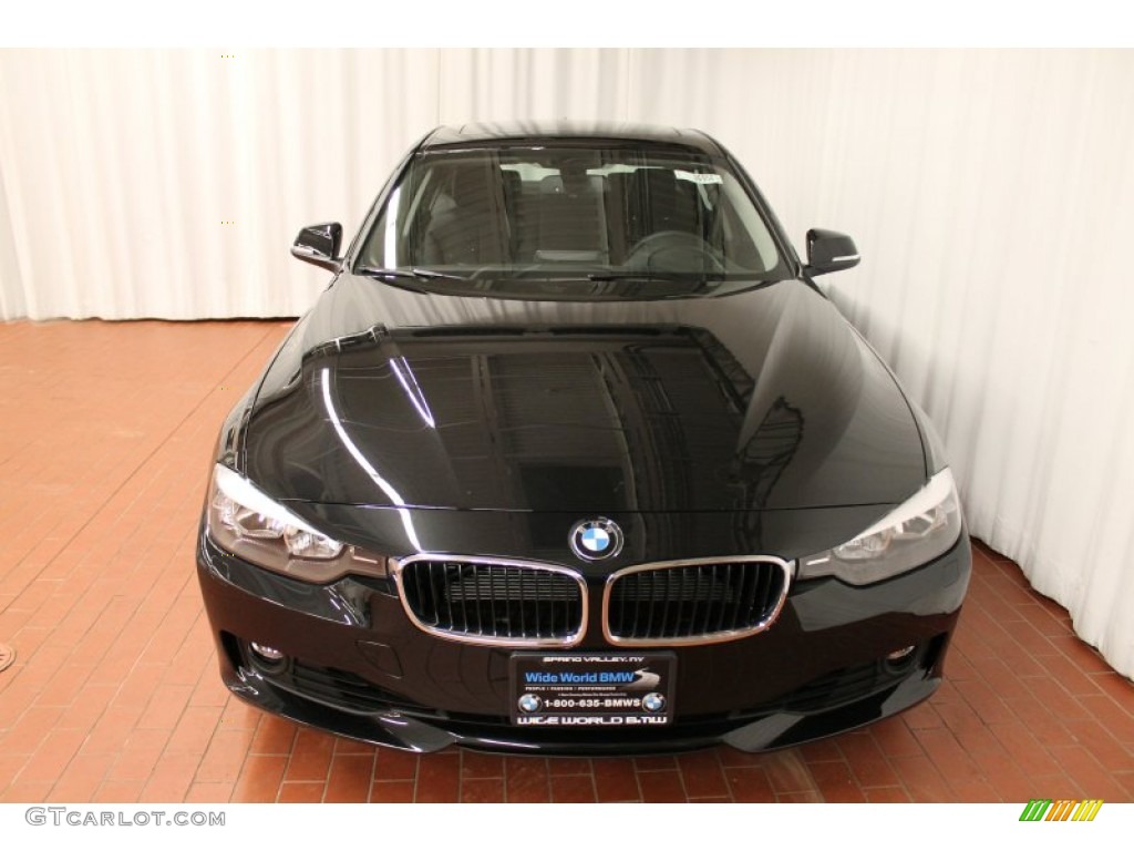 2013 3 Series 328i xDrive Sedan - Jet Black / Black photo #2