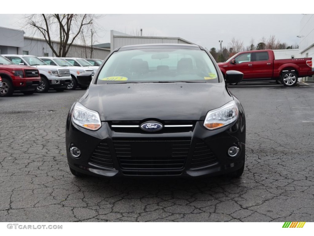 2012 Focus SE Sport Sedan - Black / Two-Tone Sport photo #7