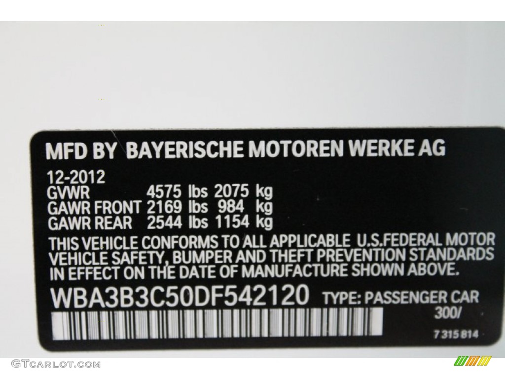 2013 3 Series 328i xDrive Sedan - Alpine White / Black photo #16