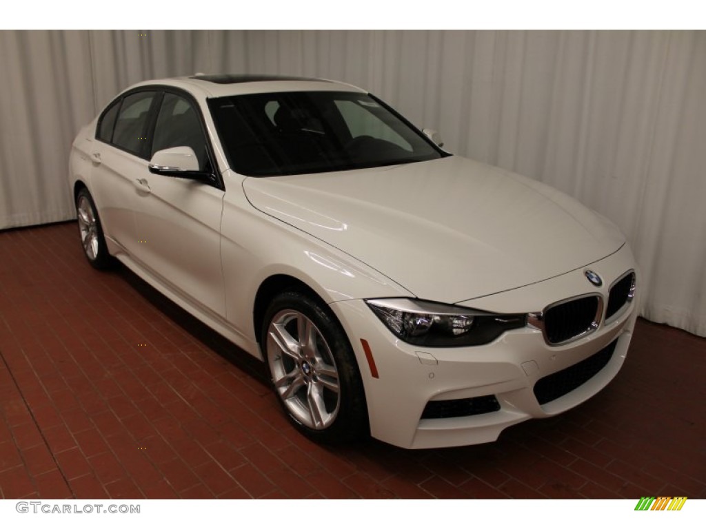 2013 3 Series 328i xDrive Sedan - Alpine White / Black photo #1